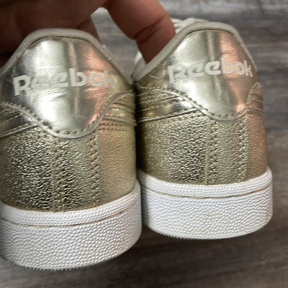Reebok Metallic Gold Classic Sneakers - Picture 5 of 9